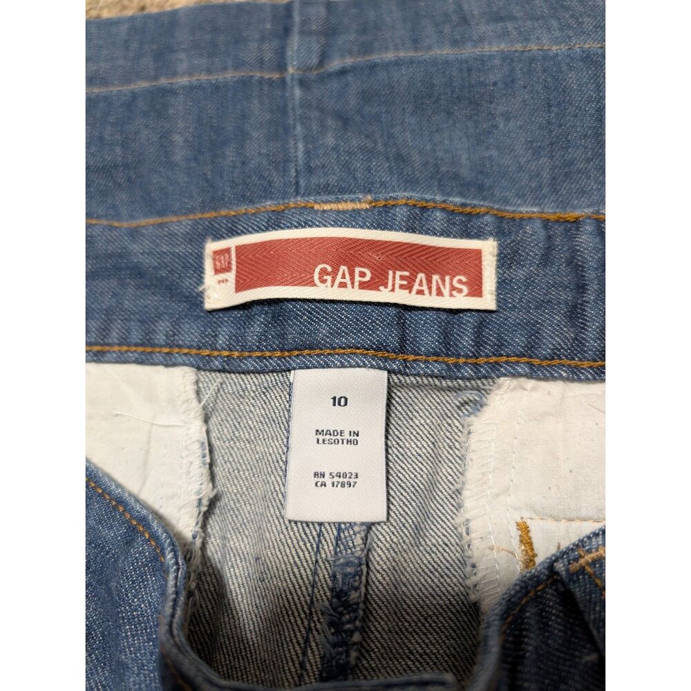 Gap Jeans Women's Medium Wash Denim Blue Jean Mini Skirt Casual Classic Size 10 - Picture 7 of 8